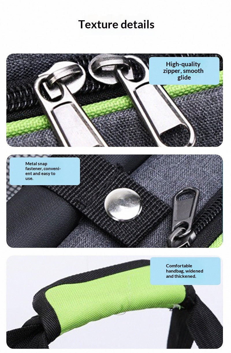 Foldable Pet Carrier Bag - Car Seat Travel Bag for Cats and Small Dogs