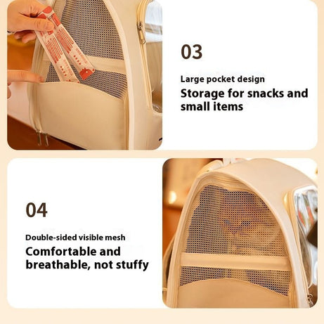 Pet Car Seat Carrier - Folding Table Travel Bag