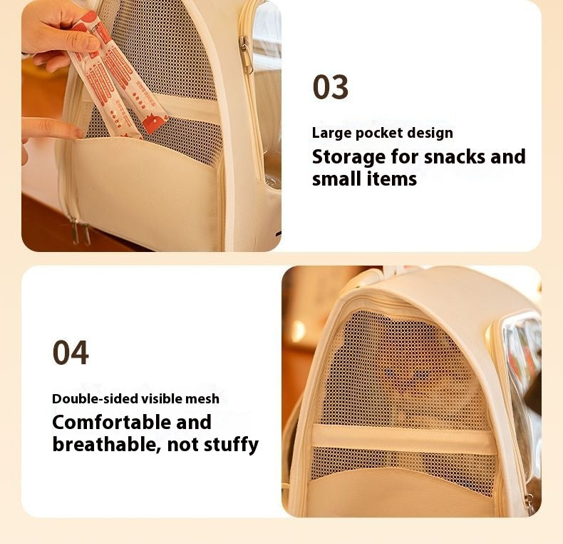 Pet Car Seat Carrier - Folding Table Travel Bag