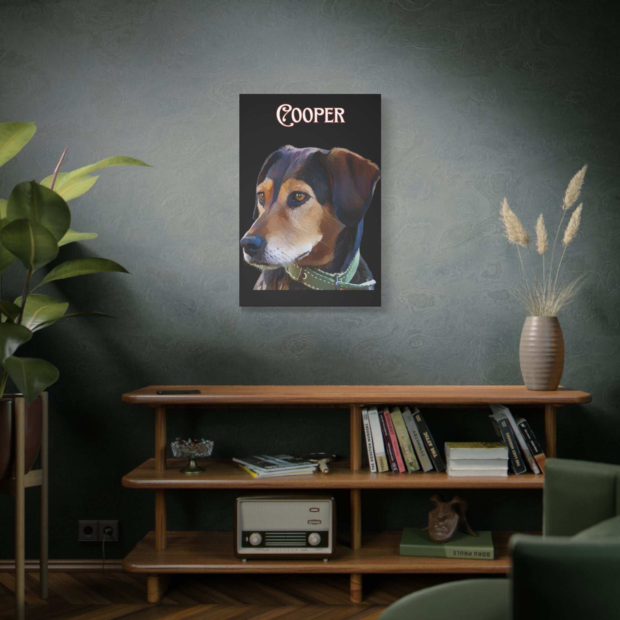 Custom Portrait Cartoon Photo Canvas Print Matte Canvas - Upload Your Photo