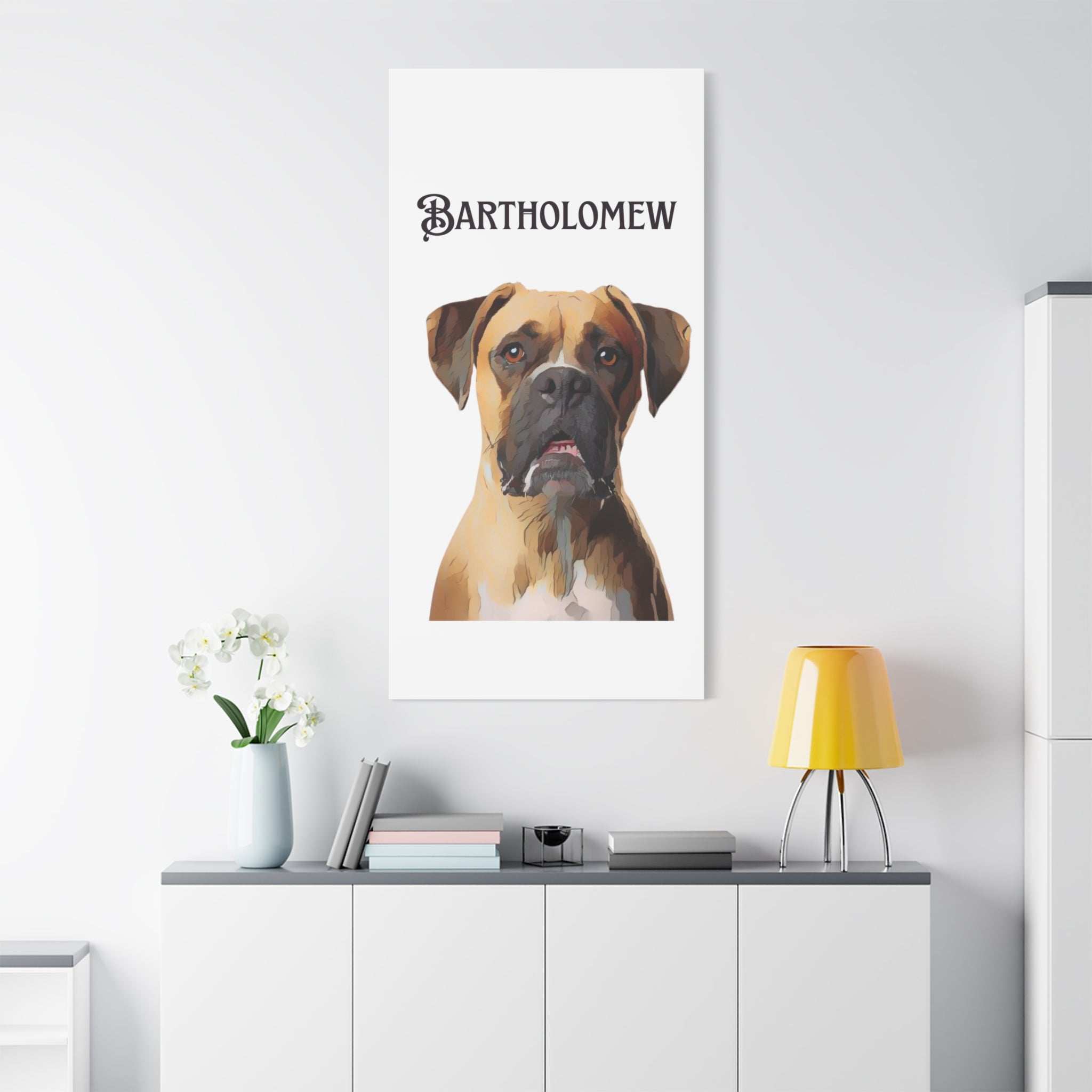 PAW-sonalized White Canvas Print | Upload Photo~Choose size
