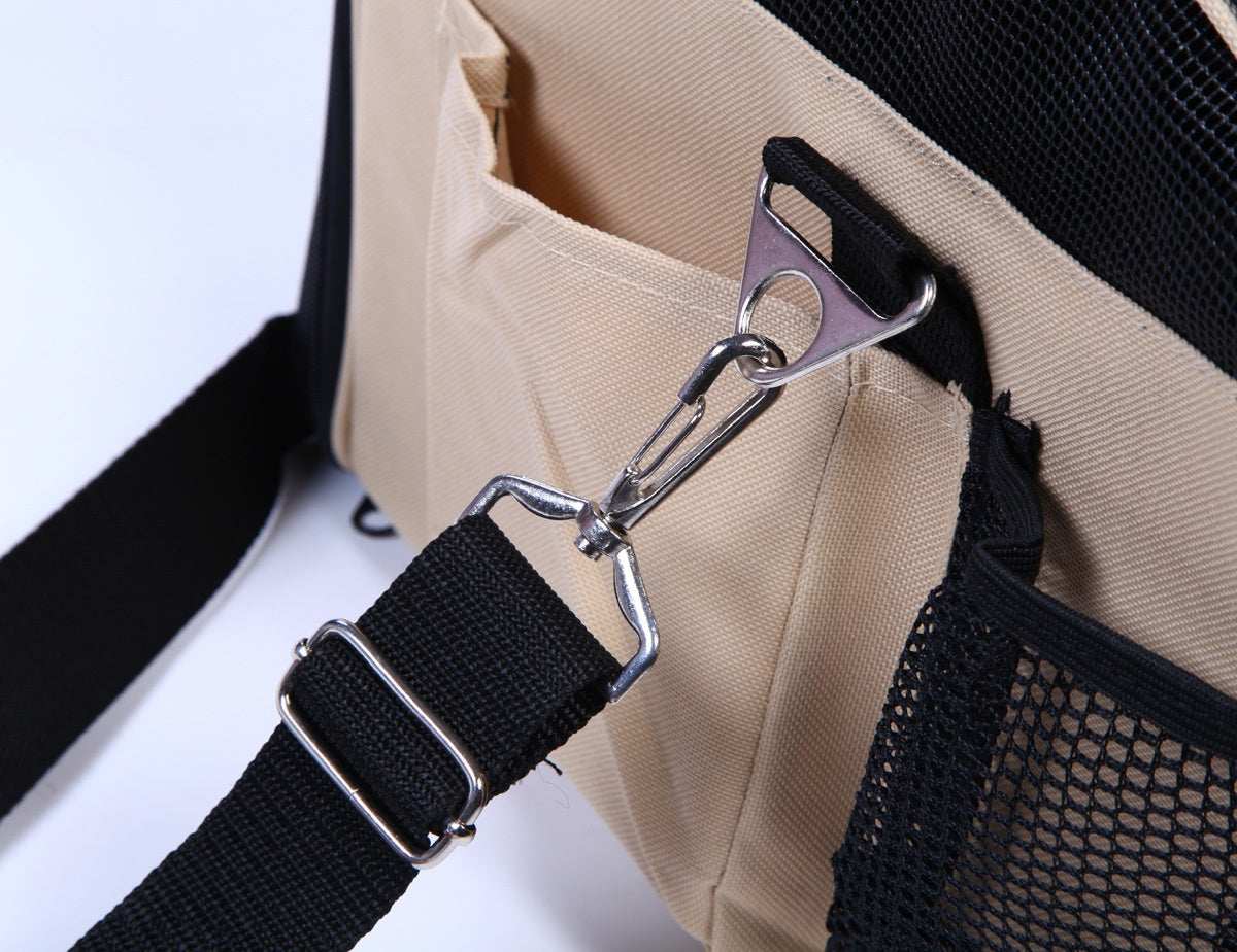 Portable Car Crossbody Pet Travel Bag  - Fits Dogs And Cats