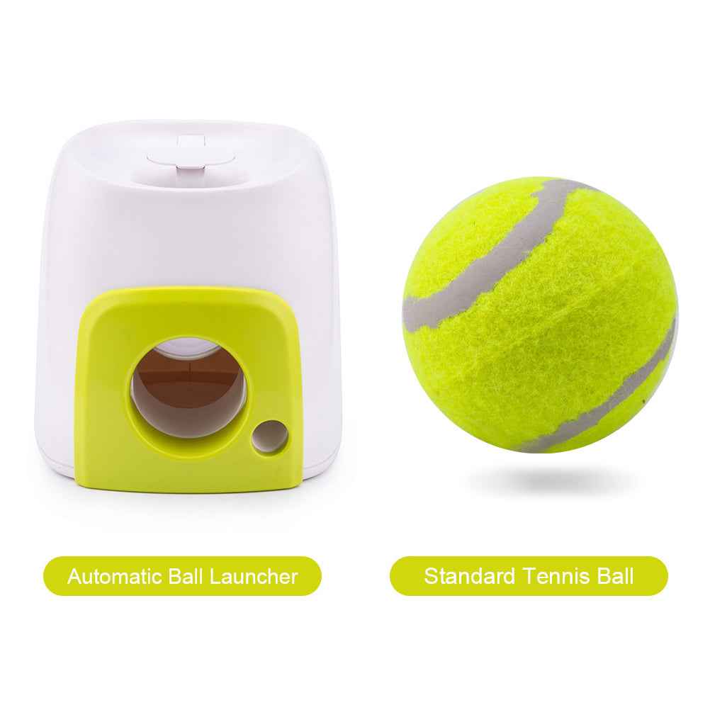 Interactive Smart Dog Feeder & Automatic Ball Launcher Reward Toy