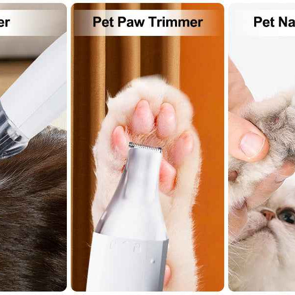 Complete Pet Grooming Kit for Heavy Shedding Dogs - Vacuum