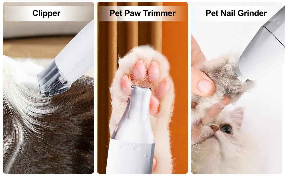 Complete Pet Grooming Kit for Heavy Shedding Dogs - Vacuum