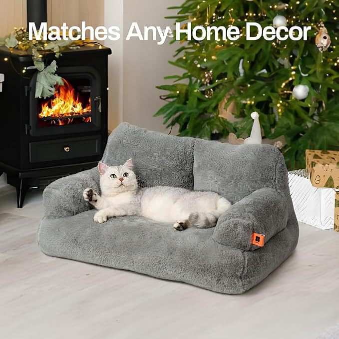 Pet Mini Sofa for Cats and Dogs - Luxury Couch Bed