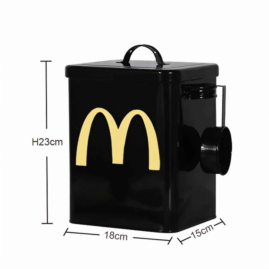 McDonald's Style Pet Food Storage Container - Bowl Sets