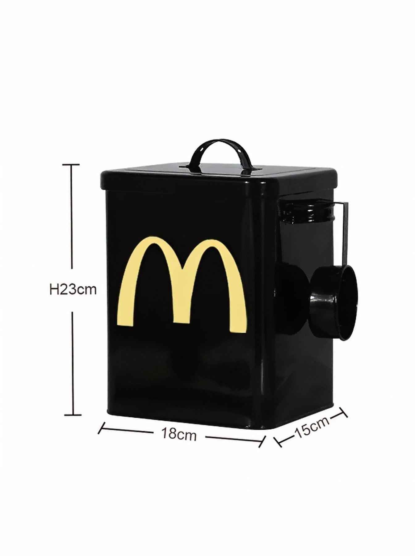 McDonald's Style Pet Food Storage Container - Bowl Sets