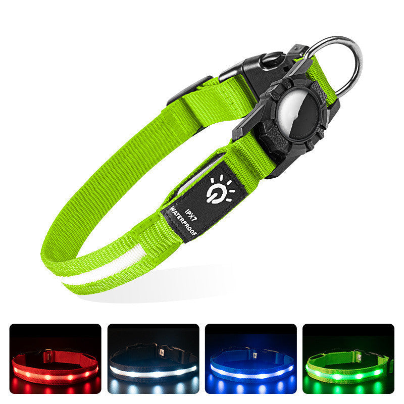LED Waterproof Pet Collar - Safety Light Up Dog Collar