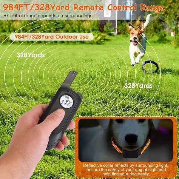 Dog Training Collar Remote - 984FT Waterproof with Keypad Lock