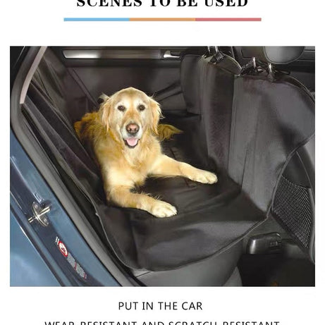 Dog Car Seat Cover - Waterproof Back Seat Protector