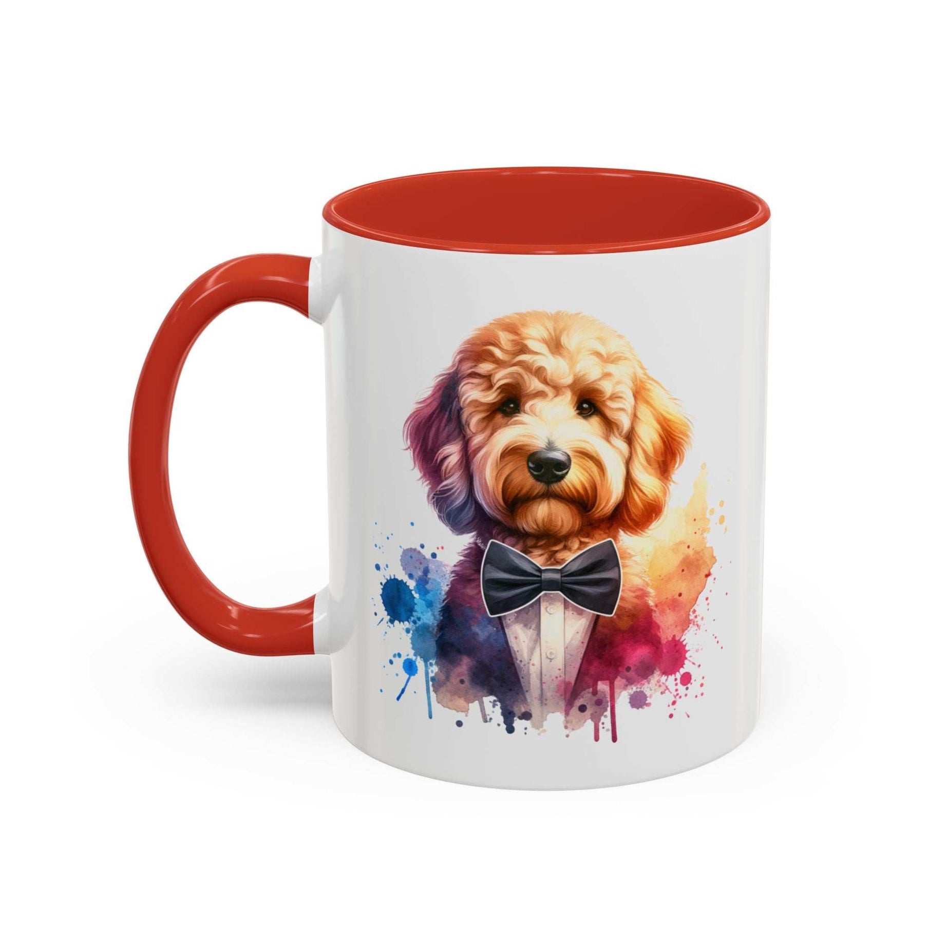 Watercolor Dog Lover Coffee Mug - 11oz & 15oz Accent Mugs for Pet Owners