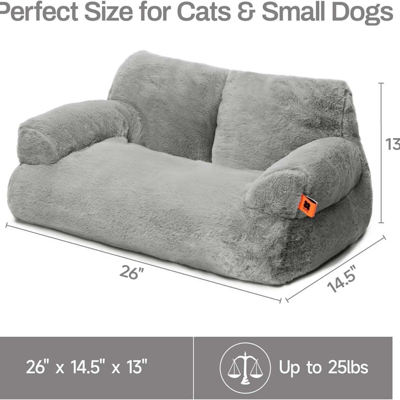 Pet Mini Sofa for Cats and Dogs - Luxury Couch Bed