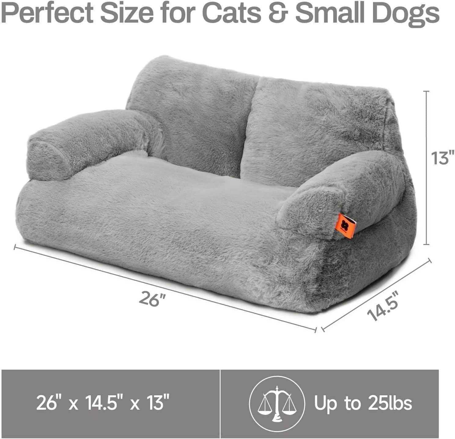 Pet Mini Sofa for Cats and Dogs - Luxury Couch Bed