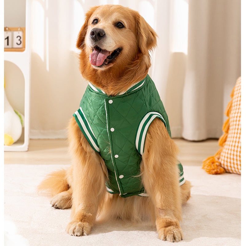 Lucky Dog Quilted Vest - Large Breed Winter Coat