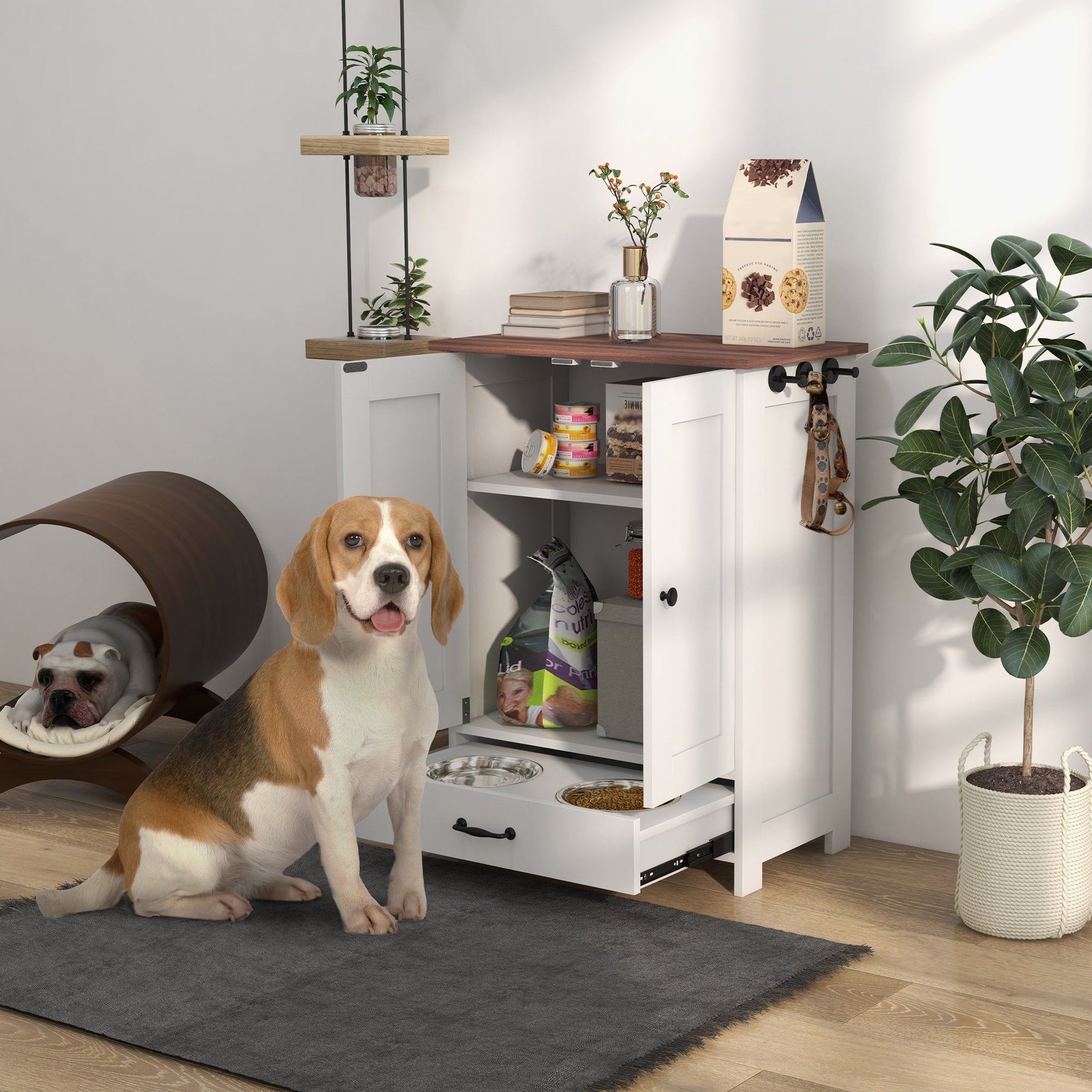 Mealtime Command Center - Dog Feeding Station
