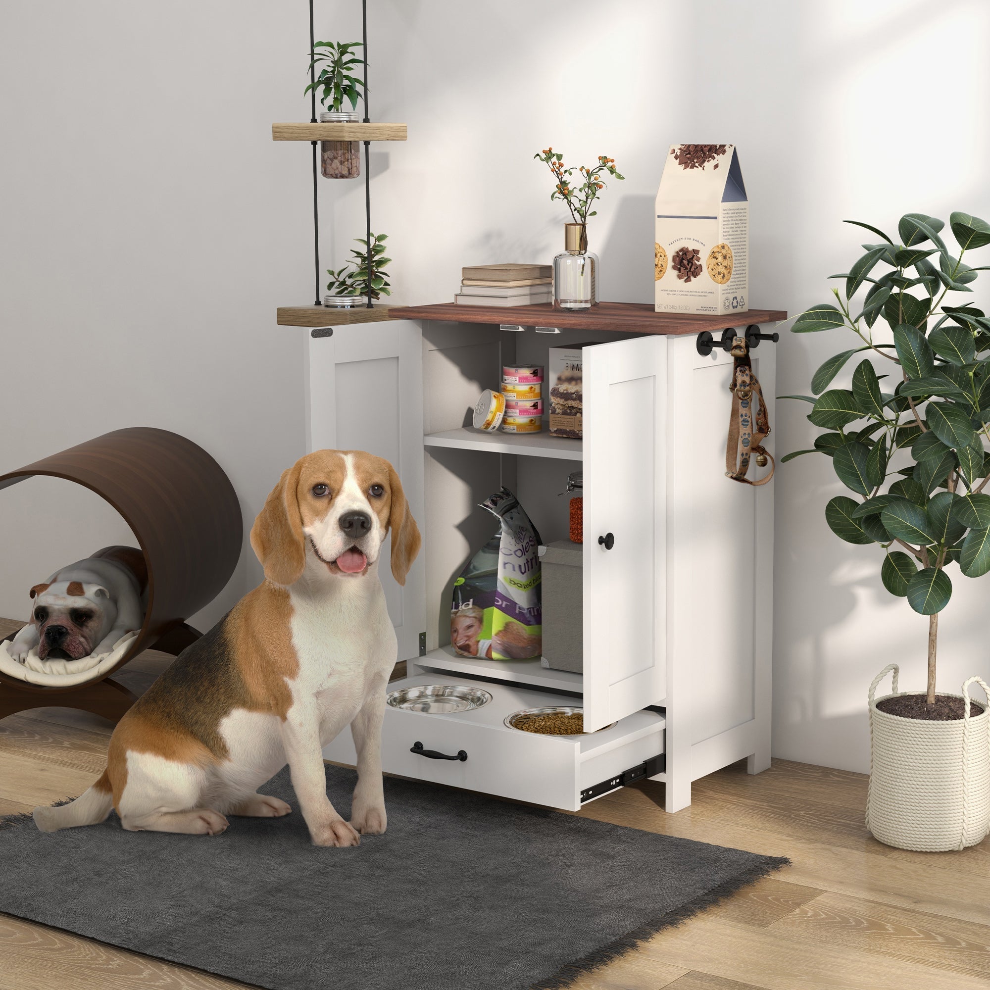 Mealtime Command Center - Dog Feeding Station