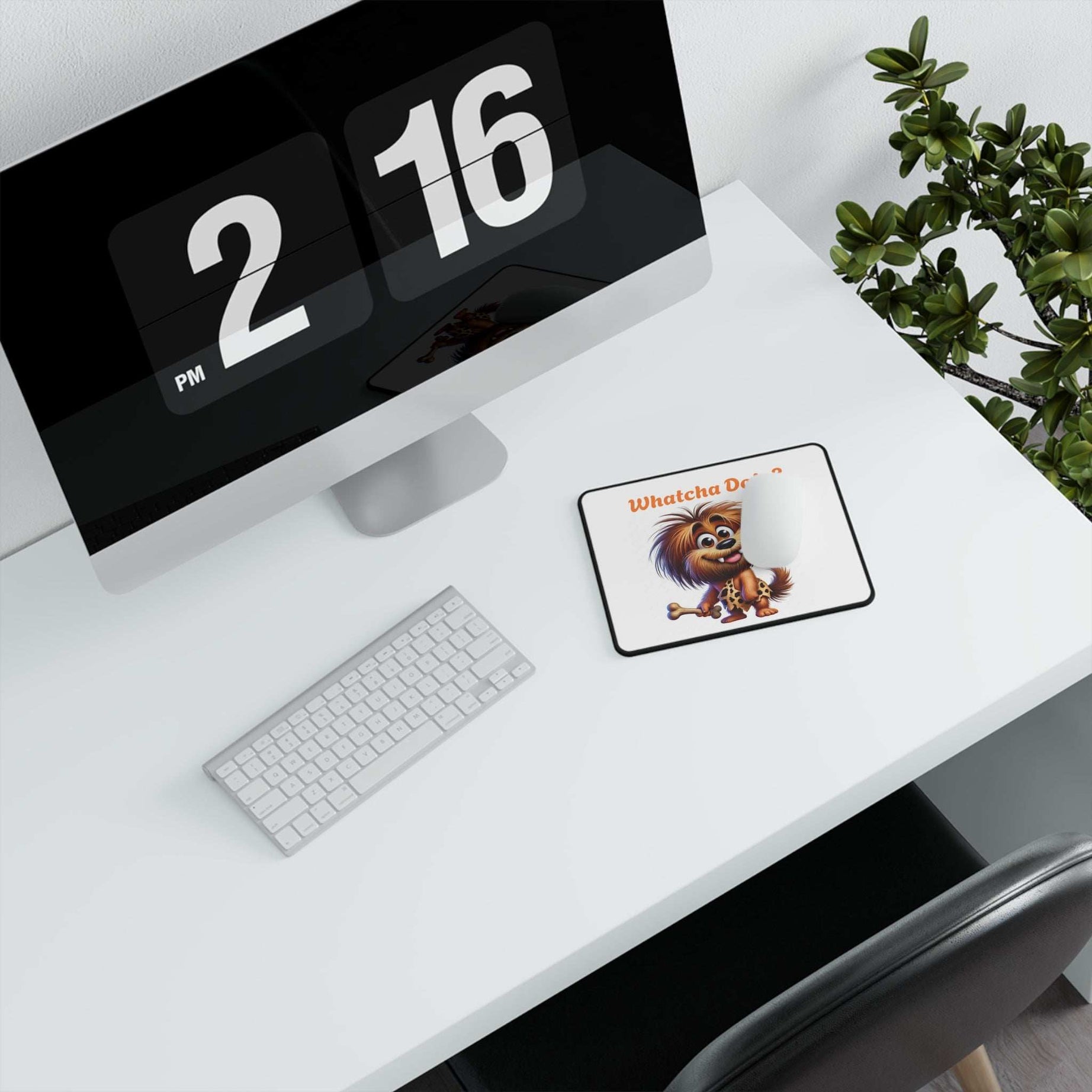 Whatcha Doin'? Non-Slip Gaming Mouse Pad - Fun & Functional Desk Accessory for Gamers
