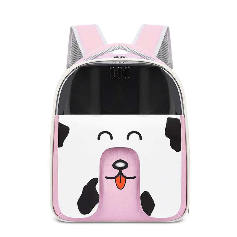 Large Capacity Backpack Portable Pet Bag Outdoor Travel