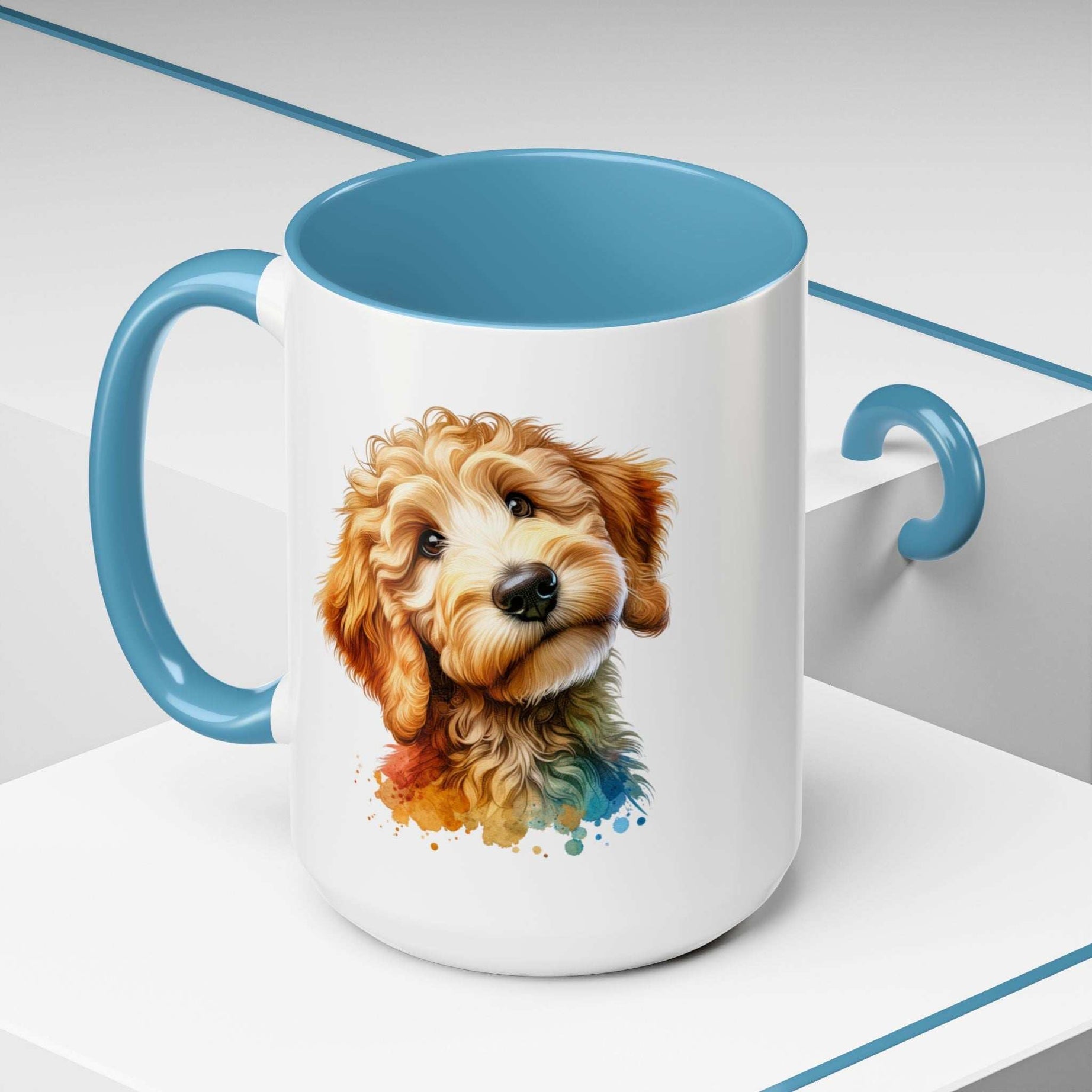 Cute Dog-Themed Accent Coffee Mug - Perfect for Animal Lovers