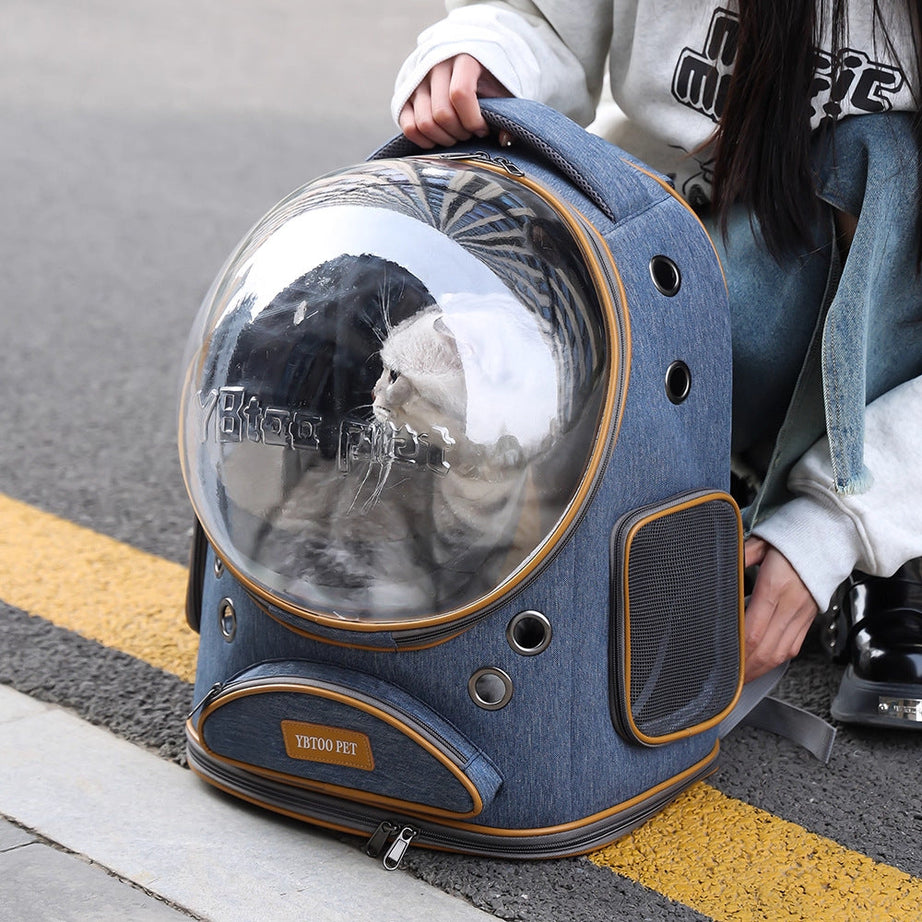 Cat Carrier Backpack Transparent Window - Large Capacity