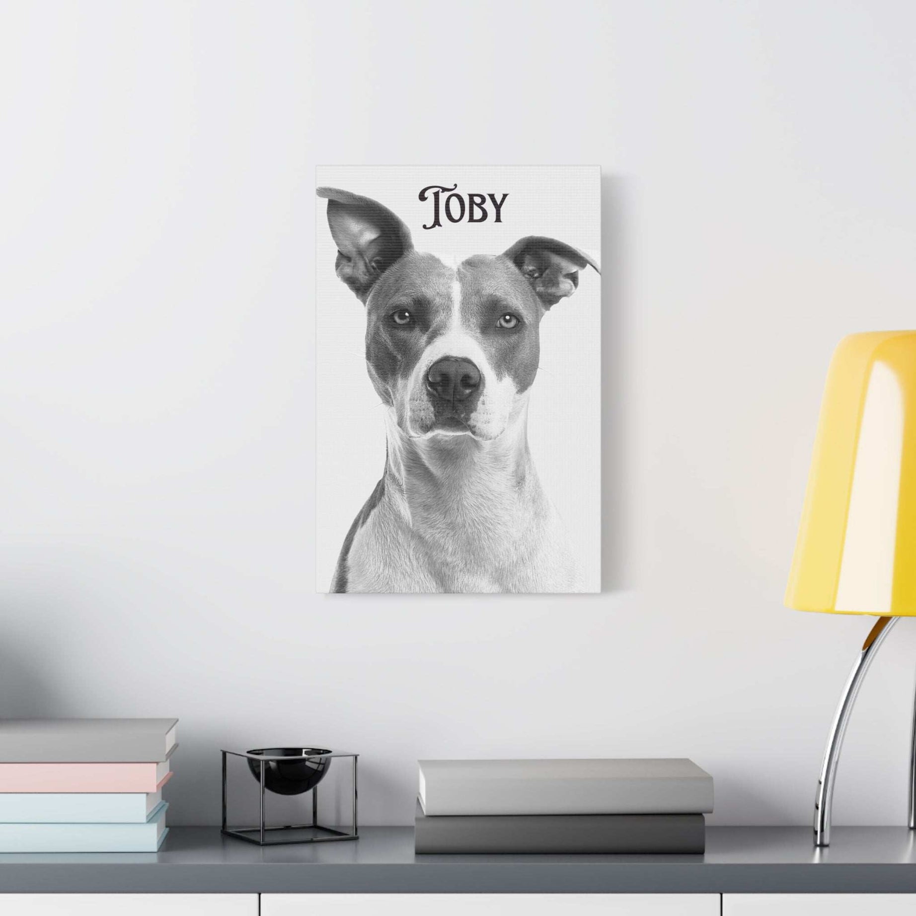 Custom Portrait Photo Canvas Print - Stretched Wall Art for Pet Lovers