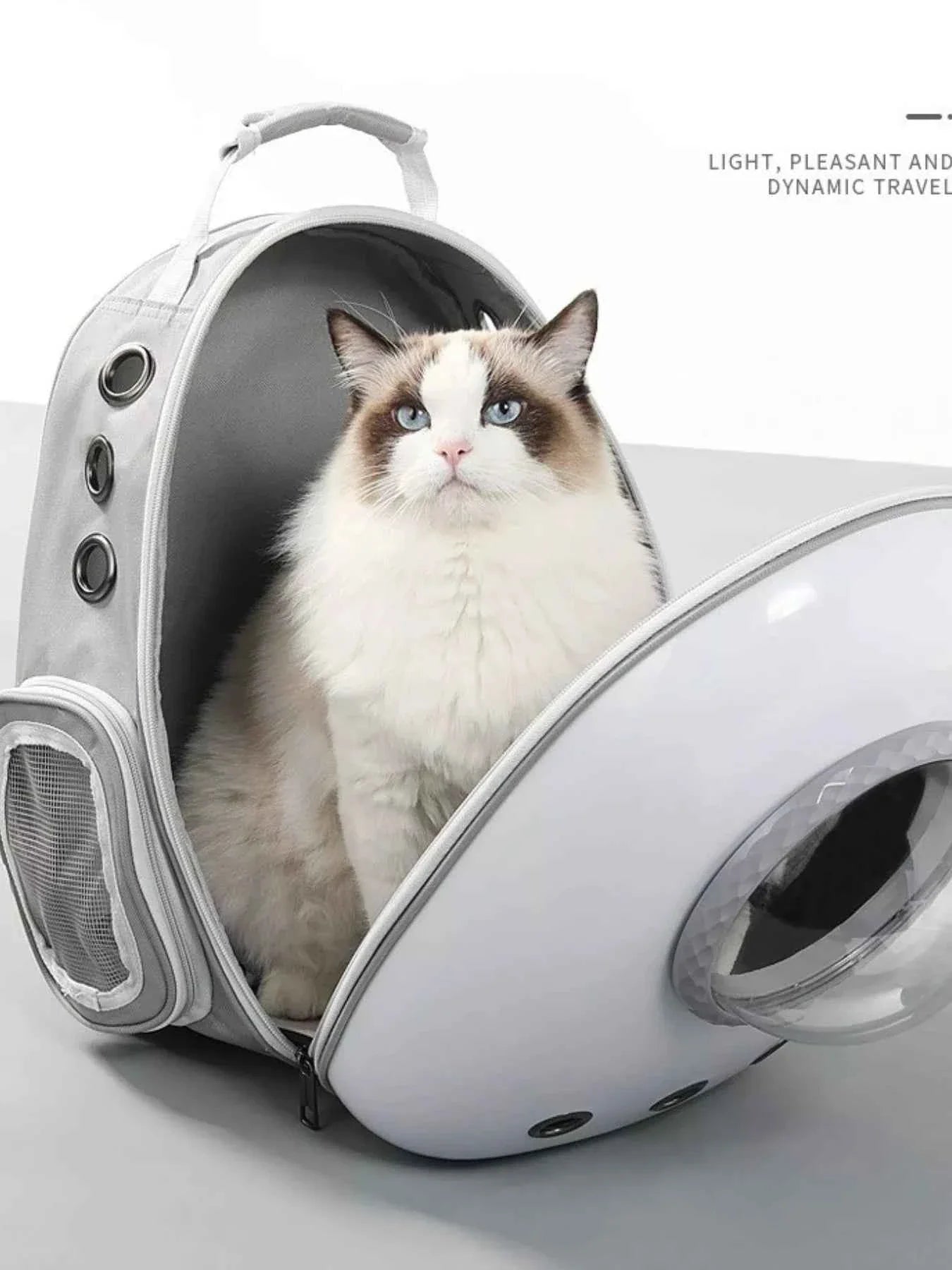 Pet Carrier Backpack - Space Capsule Transparent Bubble