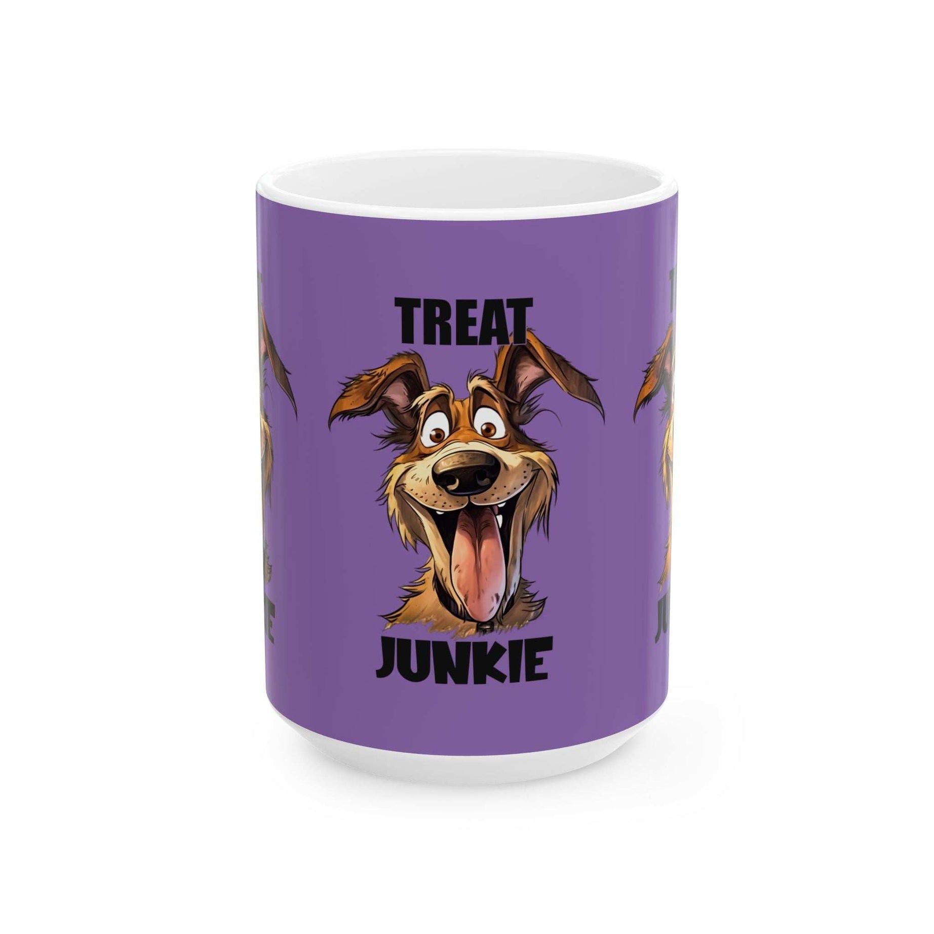 Funny Dog Lover Mug - 'Treat Junkie' - Perfect Gift for Pet Owners