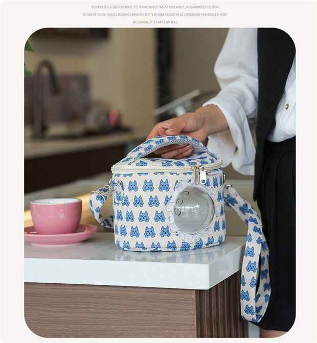Small Pet Carrier Bag Ventilated - Guinea Pig Hamster Travel