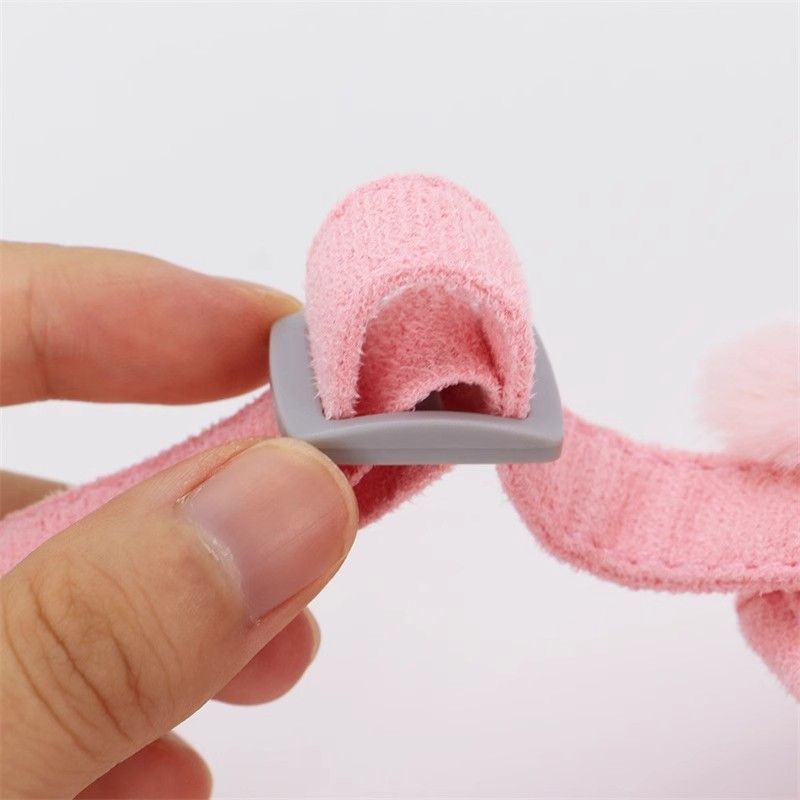 Bow Tie Puppy Harness - Warm Padded Dog Leash Set