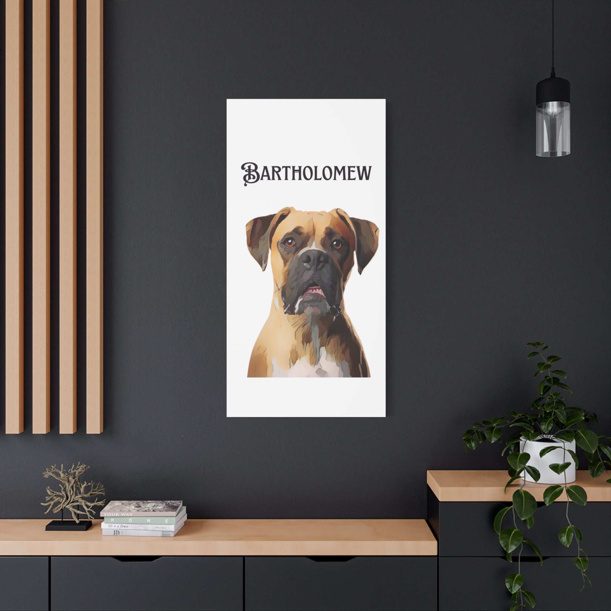 PAW-sonalized White Canvas Print | Upload Photo~Choose size
