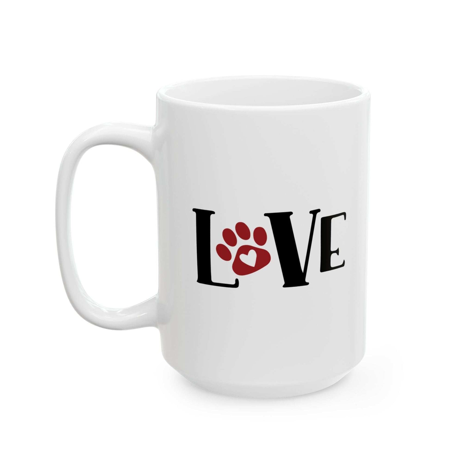 Love Ceramic Mug - 11oz & 15oz - Perfect Gift for All Dog Lovers