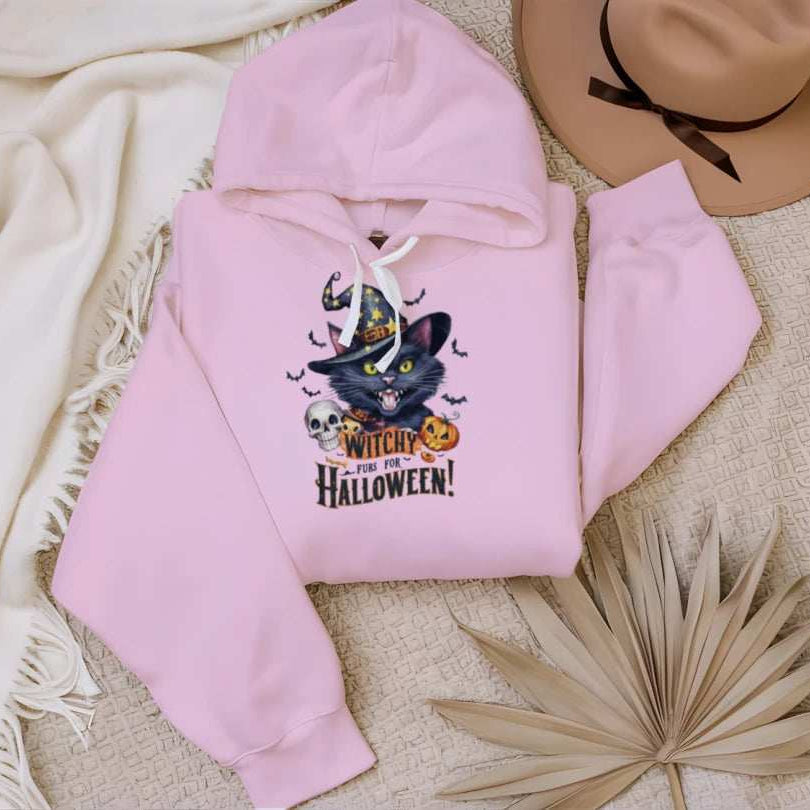 Witchy Halloween Hoodie - Mystical Spooky Season Sweatshirt for Witches
