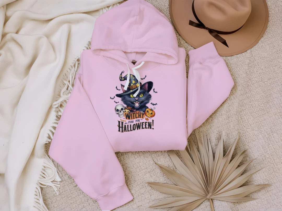 Witchy Halloween Hoodie - Mystical Spooky Season Sweatshirt for Witches