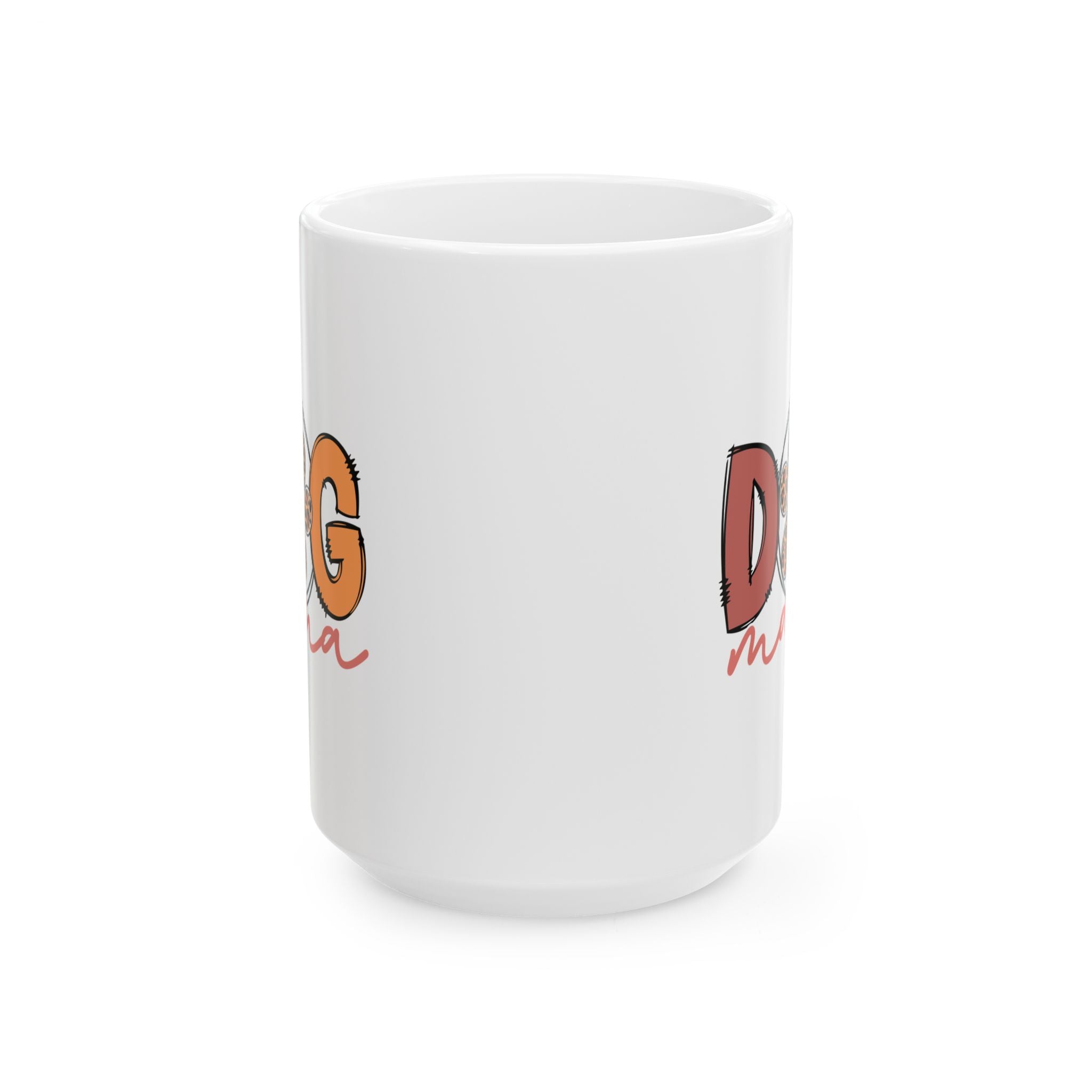 Dog Mama Ceramic Mug - Large 15oz Coffee Cup