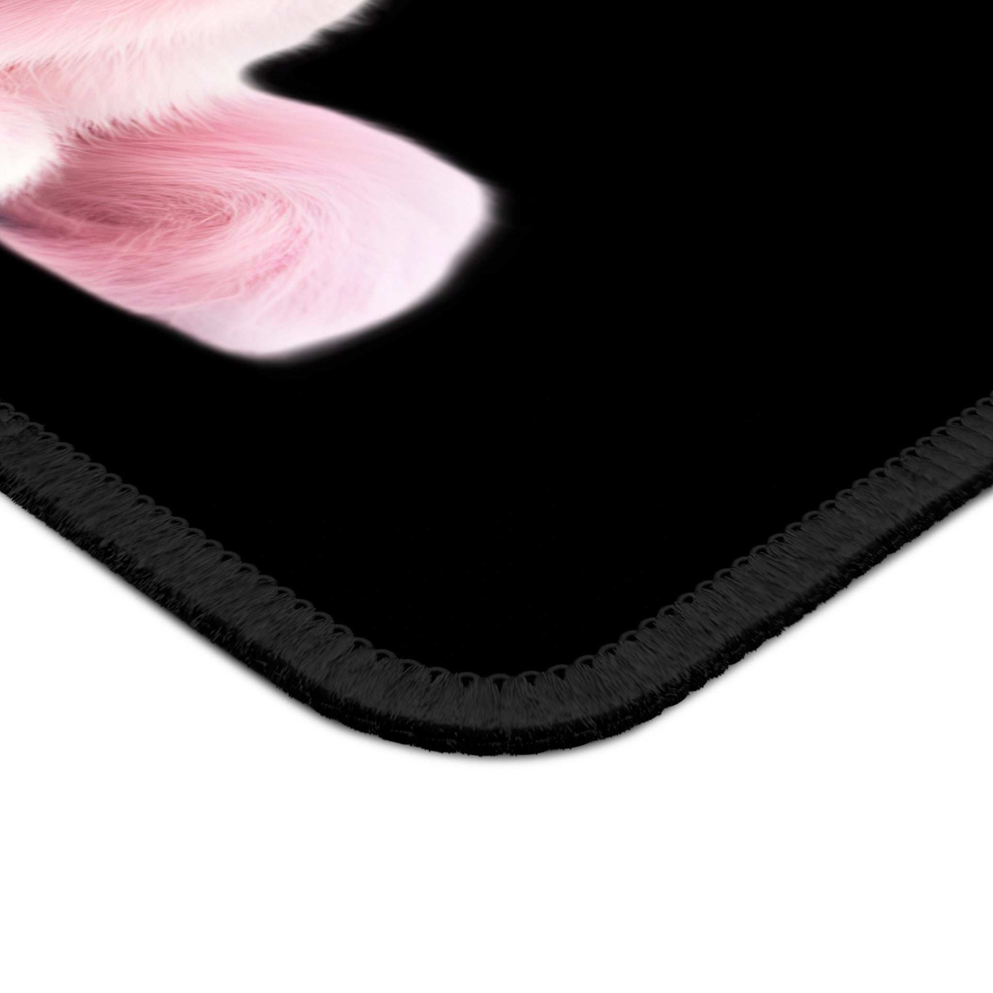 Cute Pink Cat Gaming Mouse Pad - Adorable Desk Accessory for Animal Lovers