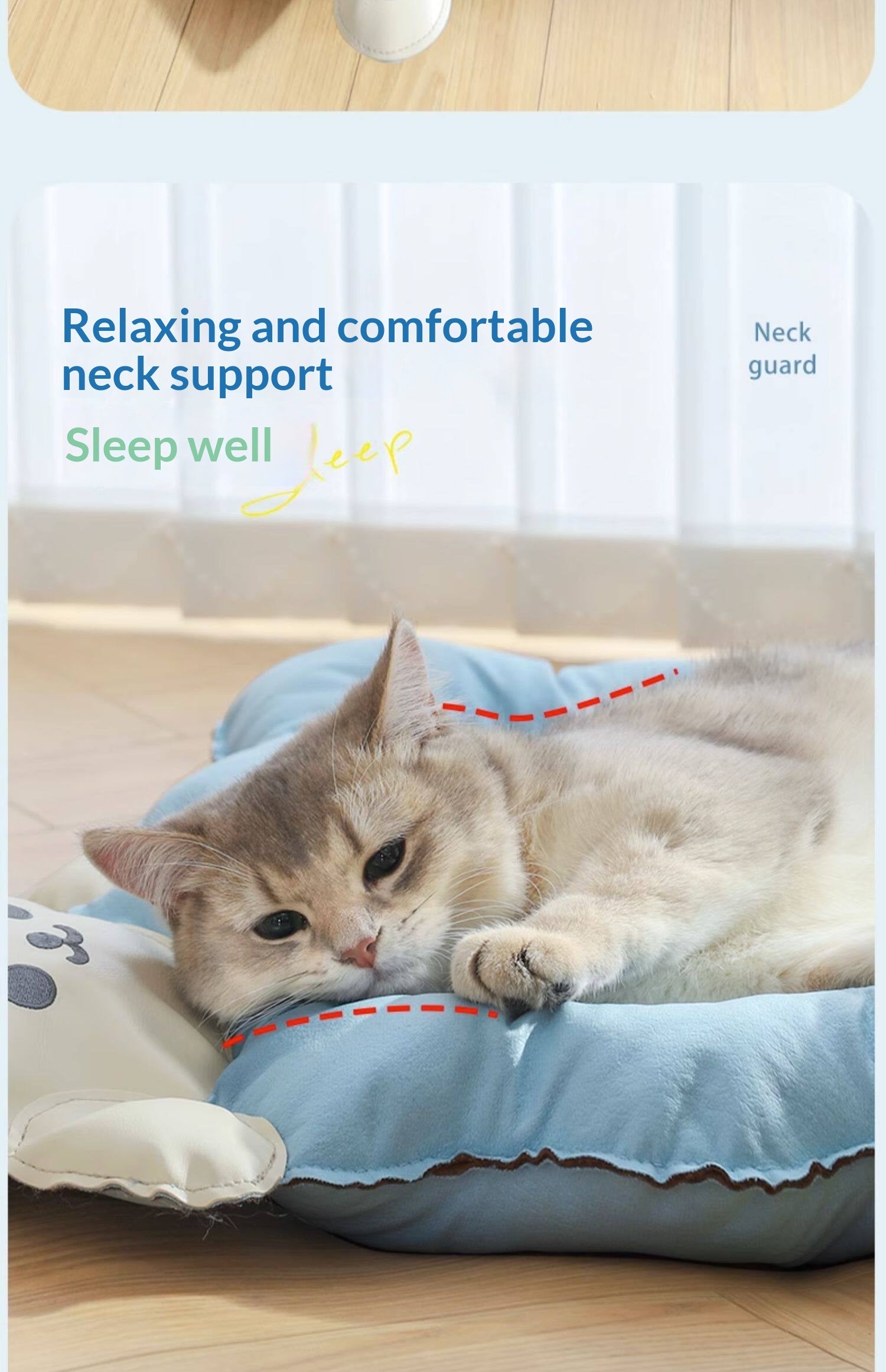 Cat Cooling Mat Ice Silk - Bear Print Summer Sleep Pad