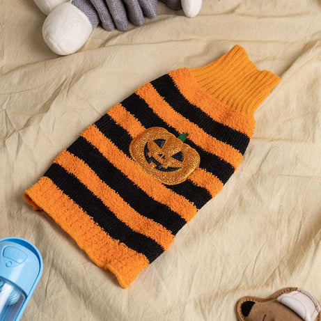 Cozy Halloween Dog Sweater - Warm Teddy Bear Costume Outfit