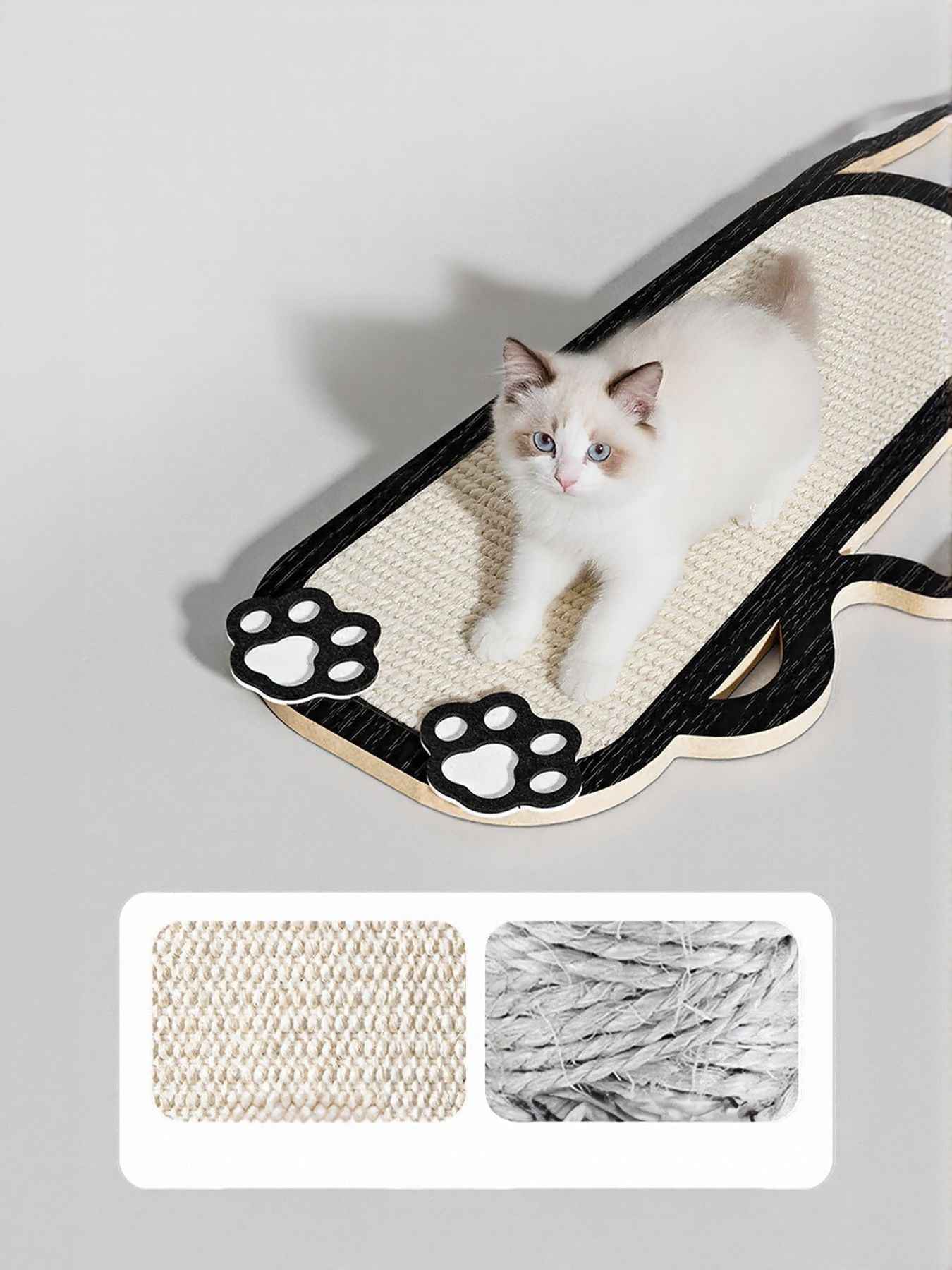 Cat Scratching Post Cat-Shaped - Sisal 8 Style Designs