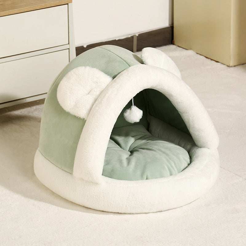 Pet Tent Cave Bed For Cats Small Dogs - Comfortable Pet Sleeping Bed