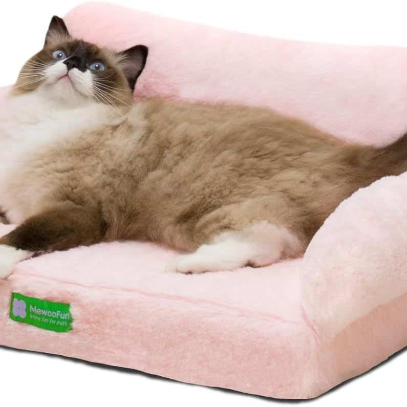 Pink Cloud Pet Sofa Bed - Anti-Collapse