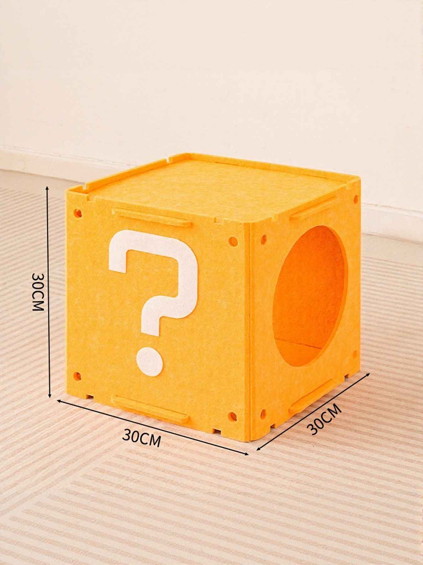 Cat House Cube Tunnel System - Felt Interactive Hideaway