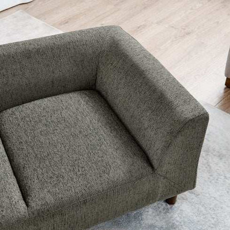 Pet Sofa With Backrest And Armrests, Modern Rectangular Pet Sofa Suitable For Medium And Large Dogs, Soft Cushion Comfortable Dog Sofa