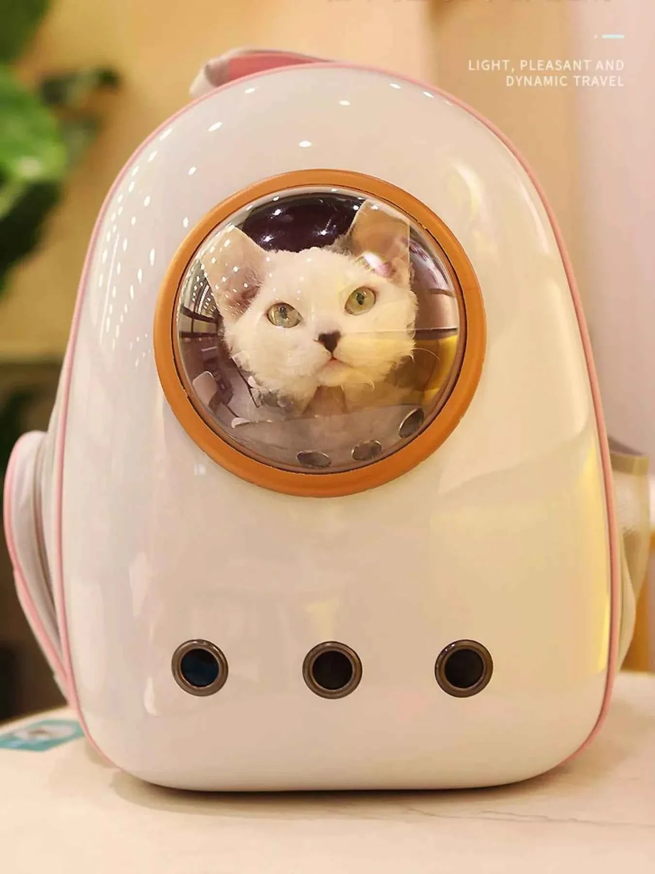 Pet Carrier Backpack - Space Capsule Transparent Bubble