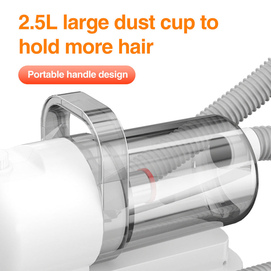 Pet Grooming Vacuum Clipper All-in-One - Suction Hair Care Kit