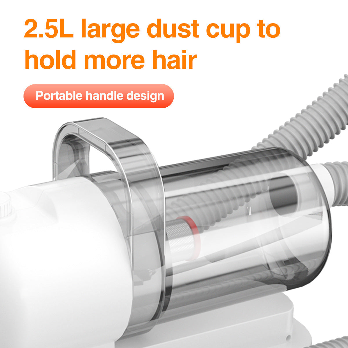 Pet Grooming Vacuum Clipper All-in-One - Suction Hair Care Kit