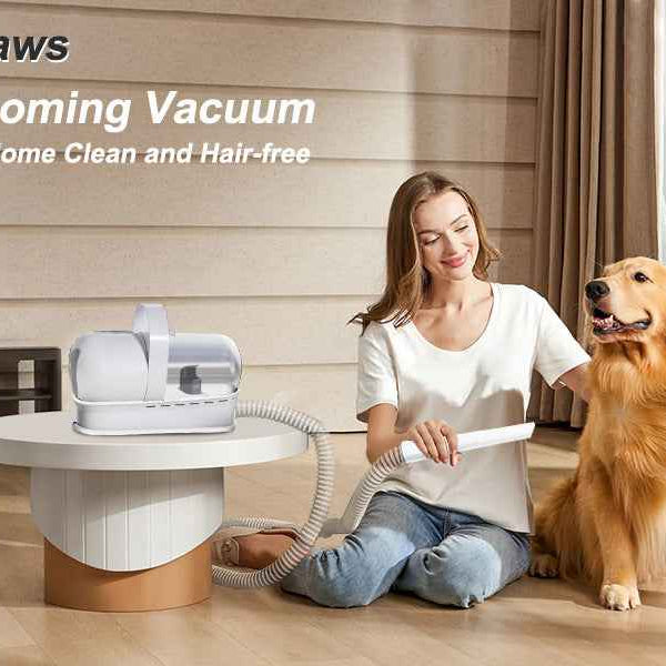 Complete Pet Grooming Kit for Heavy Shedding Dogs - Vacuum