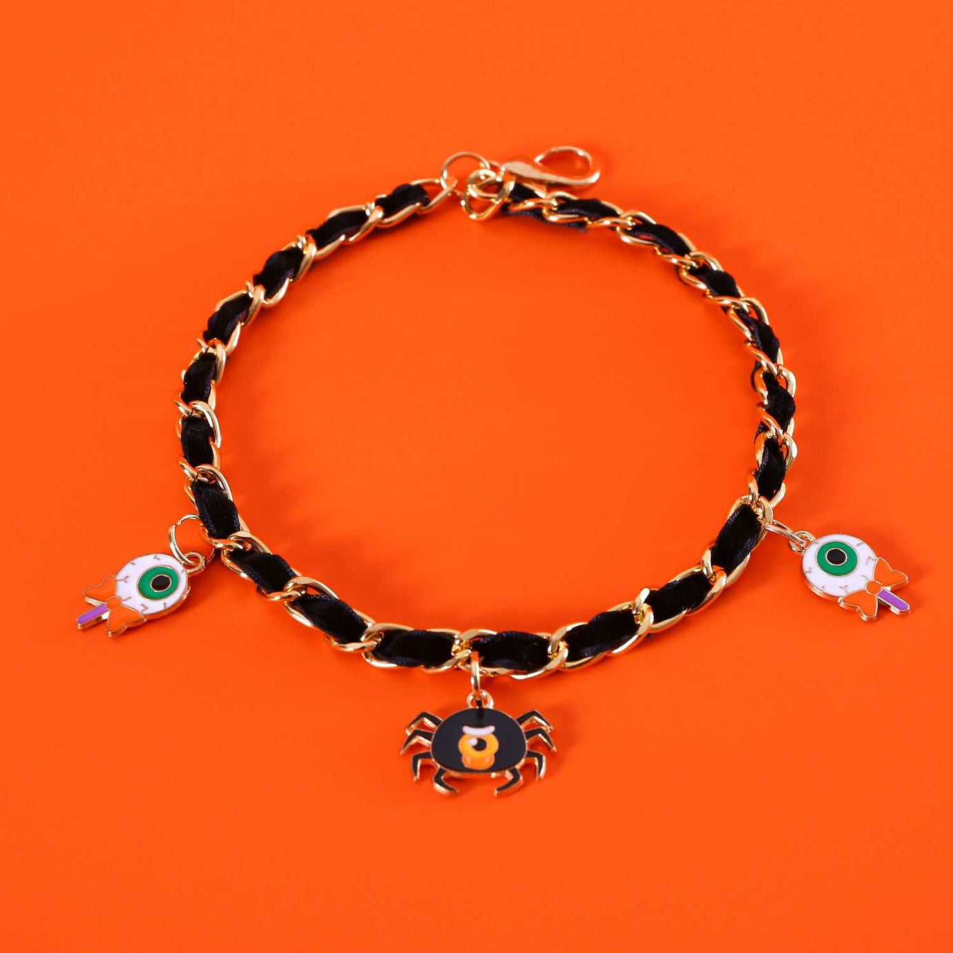 Luxurious Velvet Halloween Pet Collar - Gothic Bat Dripping Design