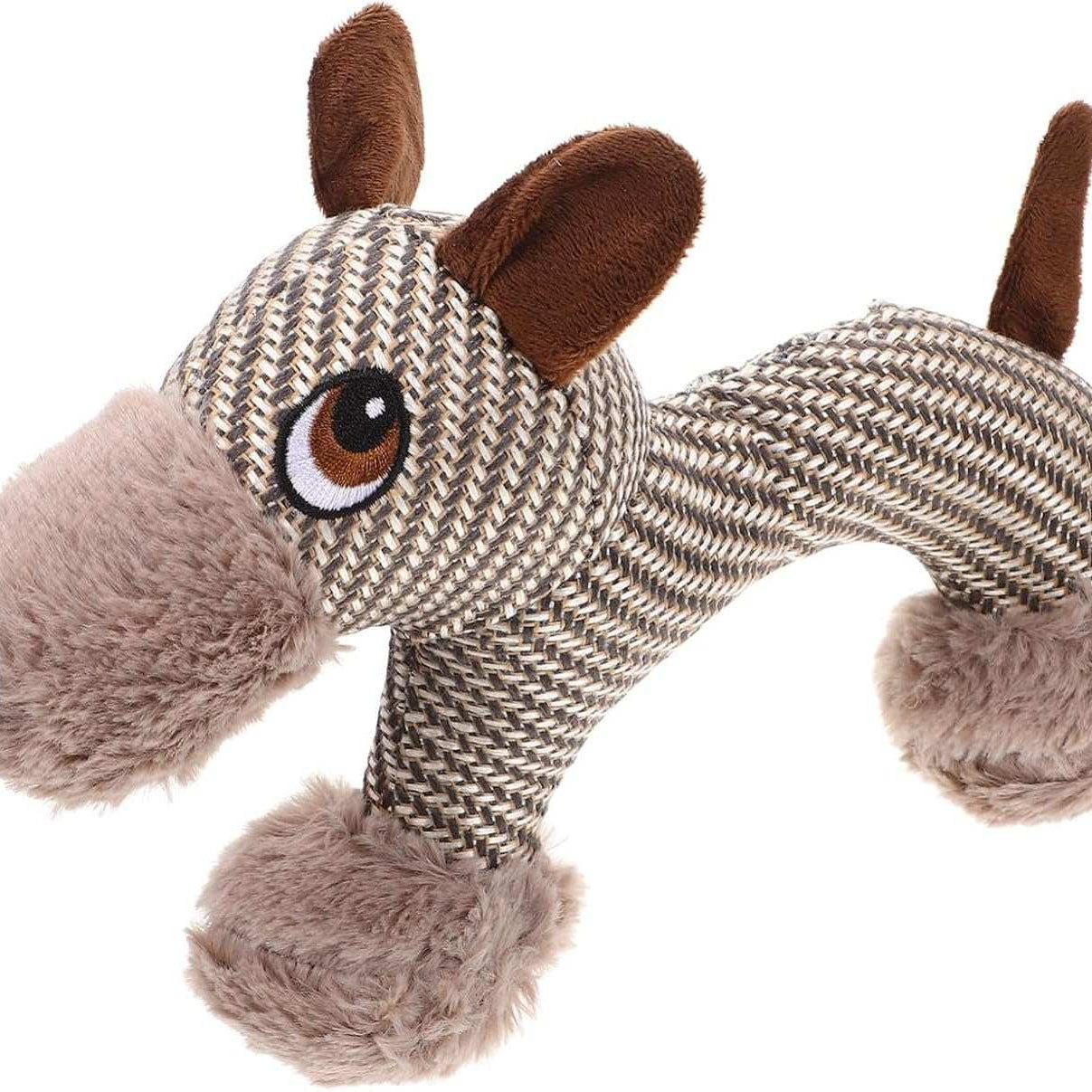 Large Plush Stuffed Animal Interactive Squeaky Dog Chew Toy