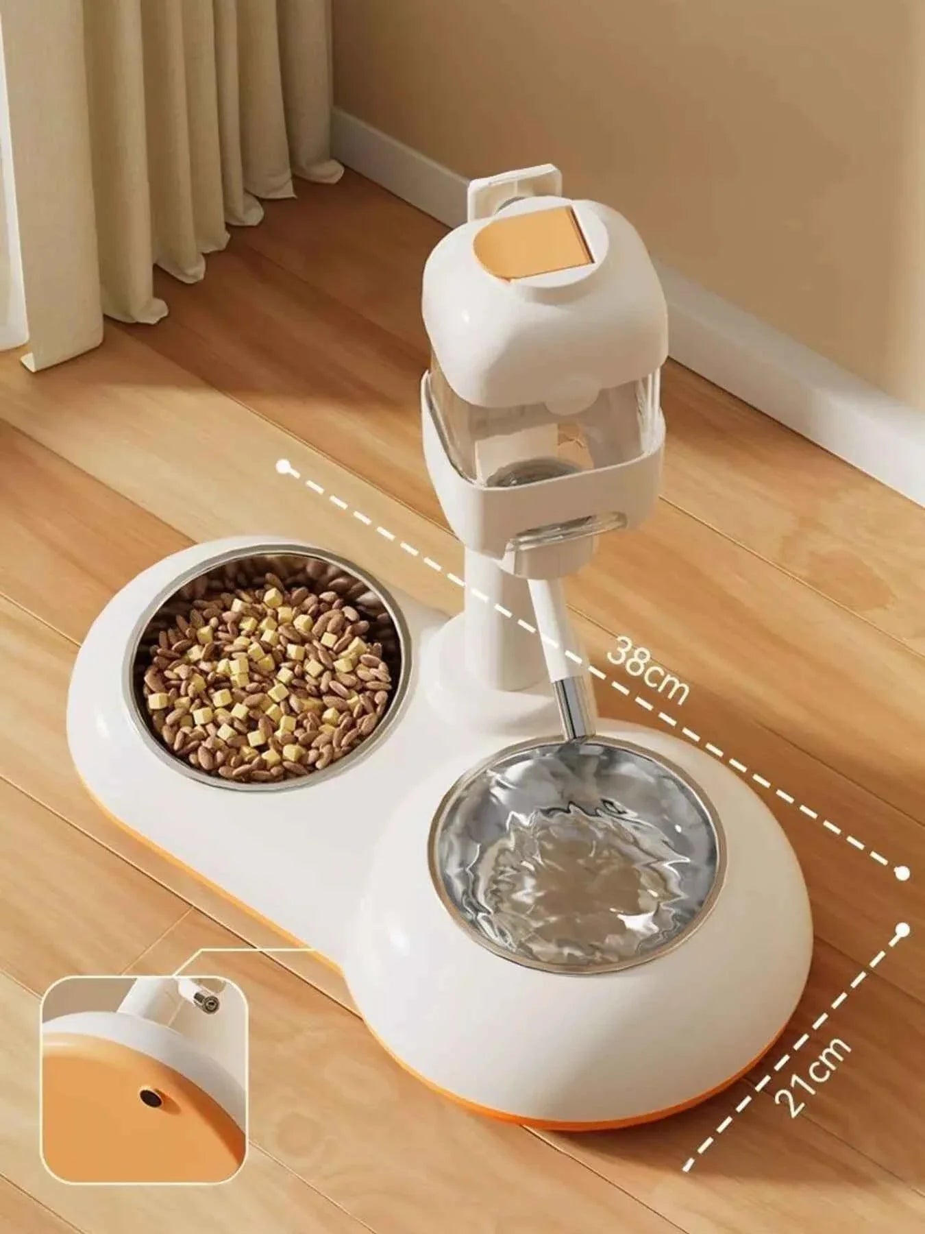 Automatic Dispenser Bowls - Pet Food and Water Station